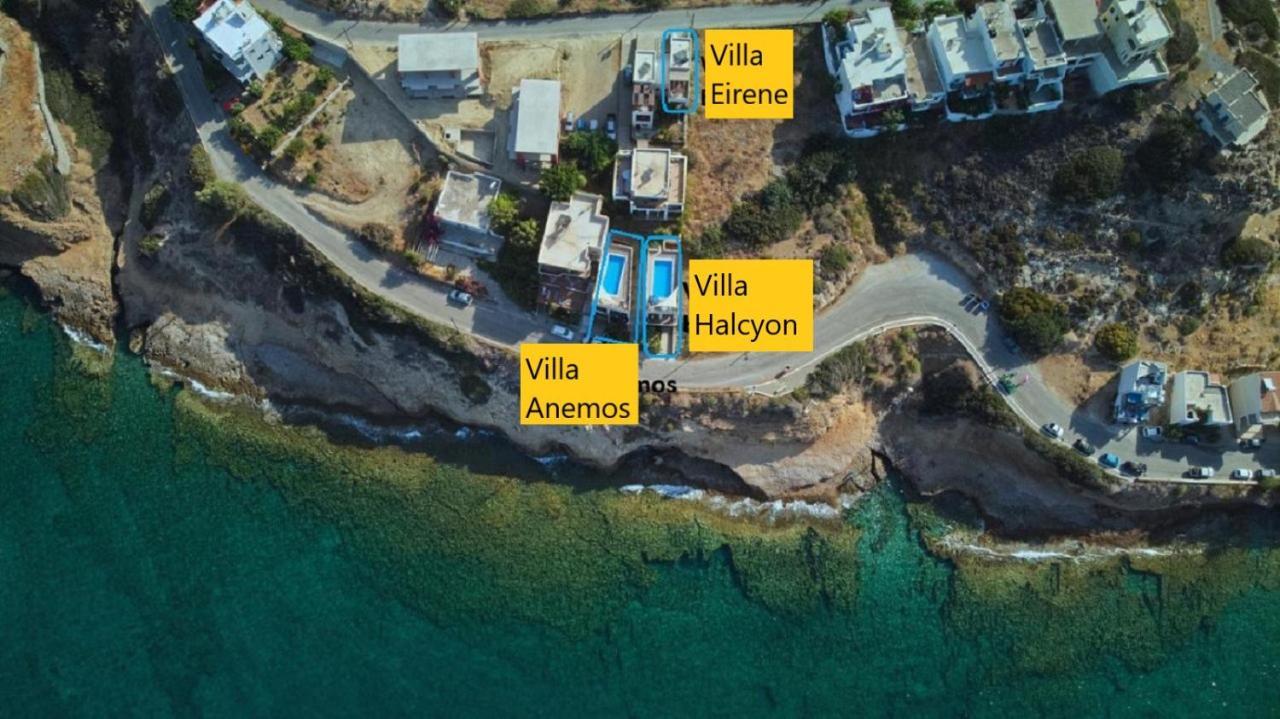 Anemos-Halcyon-Eirene Villa Mochlos Exterior foto